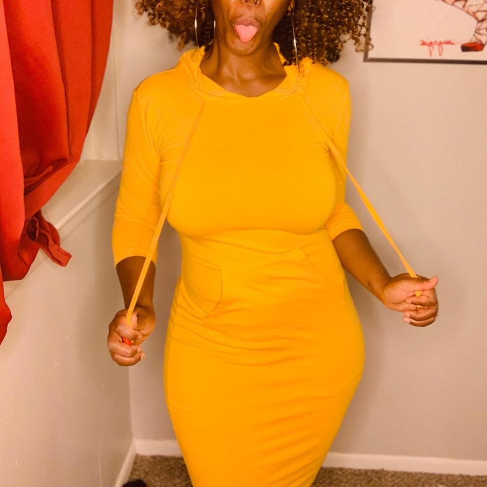 Sporty Orange Dress